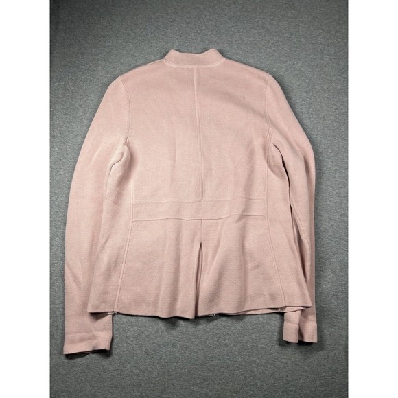 Talbots Sweater Womens Small pink Cotton Blend Cardigan Jacket Pockets S knit - Picture 2 of 9